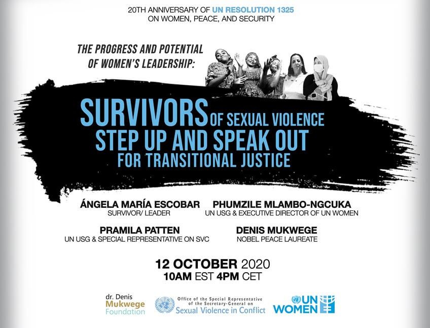 The progress and potential of women’s leadership: Survivors of sexual violence step up and speak out for transitional justice