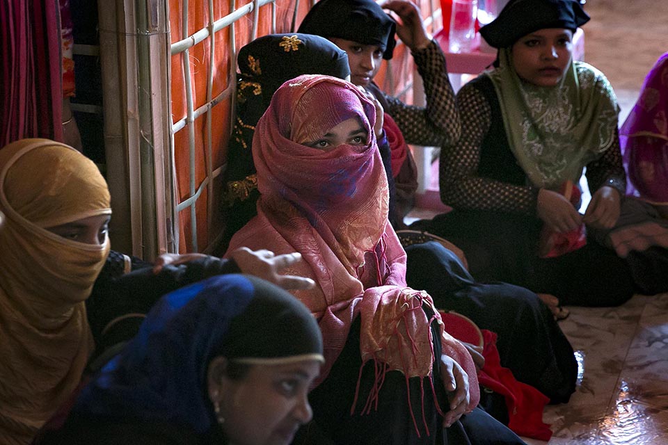 women and girls who are otherwise confined and isolated in their homes, a safe space to relax, learn new skills and socialize with other women.