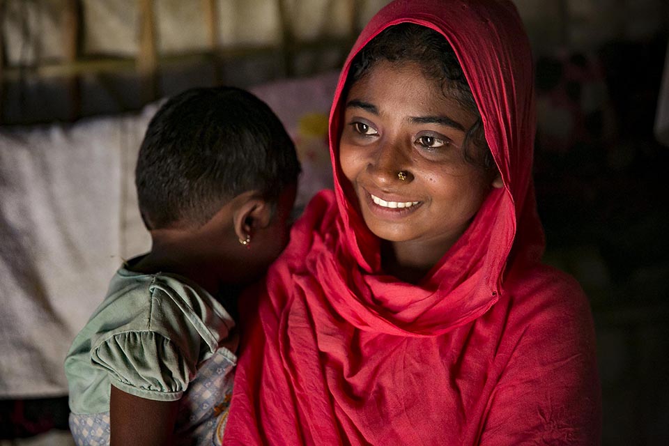 Twenty-two-year-old Minara Begum is another outreach worker for the Multi-Purpose Women’s Centre.