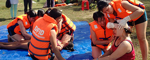 CPR training