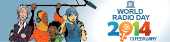 UNESCO World Radio Day 2014 banner