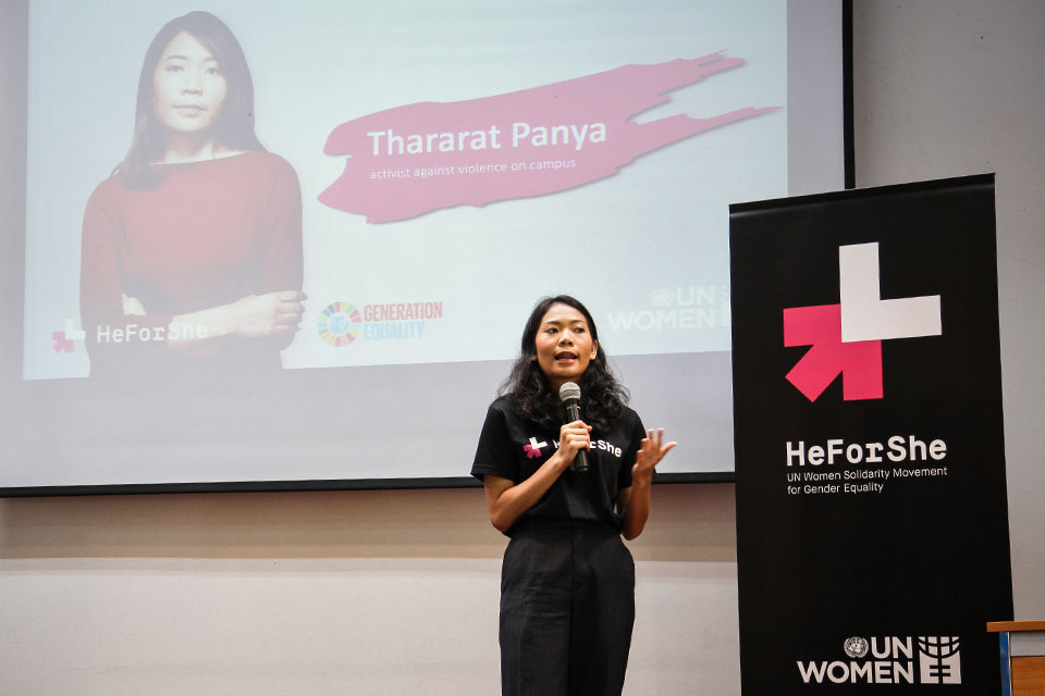 Thararat Panya. Photo: UN Women/Zaid Basil Thanoon