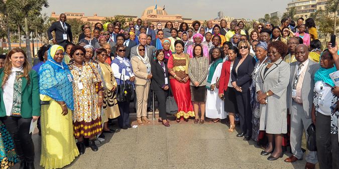 Participants in the African regional preparatory meeting for the 63rd Session of the Commission on the Status of Women. Photo: UN Women