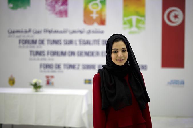 Hana Faidi. Photo: UN Women/Emad Karim