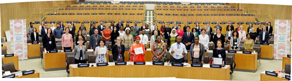 Gender Focal Points from around the UN System gather for the annual meeting on 13 September in New  York. Photo: UN Women/Ryan Brown
