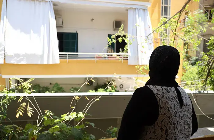 Mariam, fotografiada en Beirut.