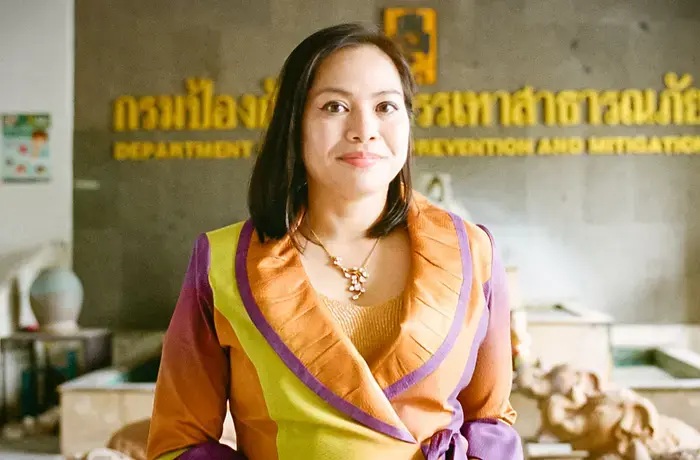 Aimée Na Nan est directrice de la Section de la coopération internationale au Département de la prévention et de l’atténuation des catastrophes (DDPM) du ministère de l’Intérieur thaïlandais. Photo : ONU Femmes