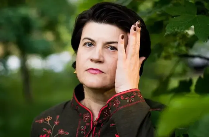 Larysa Denysenko, a journalist, attorney, human rights activist and co-founder of the Association of Women’s Lawyers of Ukraine, “JurFem”, in Kyiv, Ukraine. Photo: Olha Zakrevska