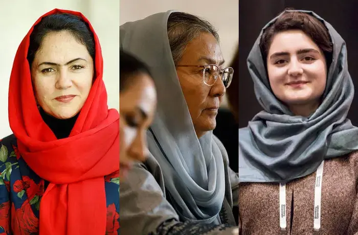 Fawzia Koofi, Habiba Sarabi and Maryam Rayed