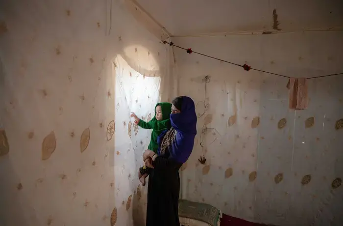 Photo of Arefa (pseudonym) for the third story in the “After August” series. Photo: UN Women/Habib Sayed Bidell.