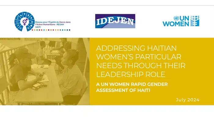 Haiti Rapid Gender Assessment