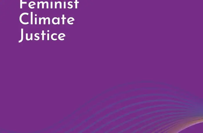 Feminist climate justice think pieces - cover image