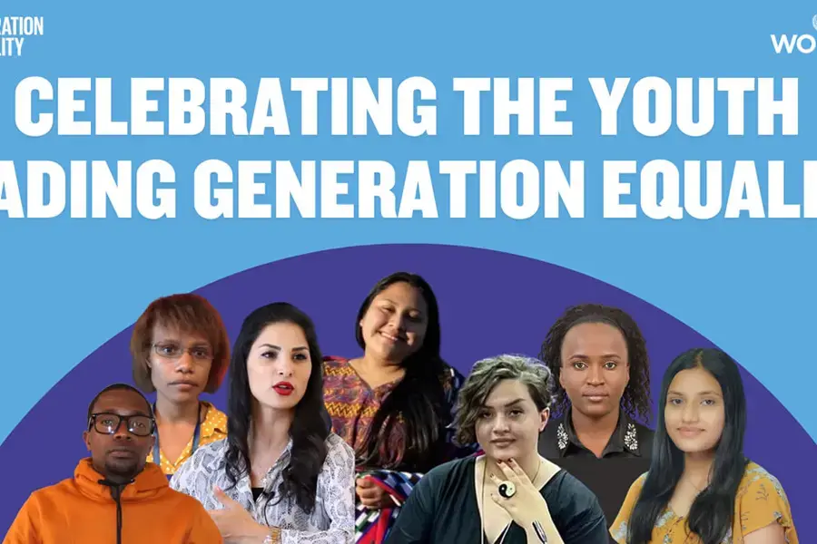 International Youth Day 2022 - Celebrating the youth leading Generation Equality - banner