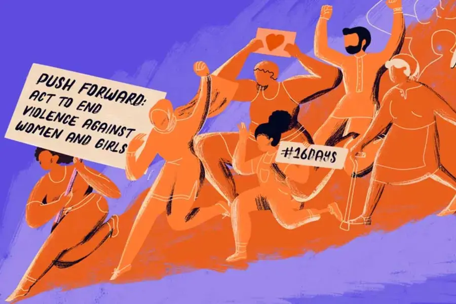 Push forward: Act to end violence against women and girls