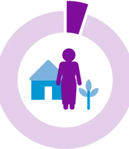 Only 5% of official development assistance was allocated to civil society organizations in developing countries.