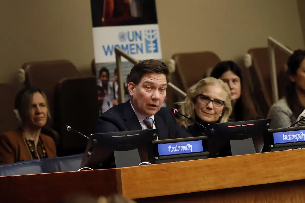 Thomas Blomqvist, Minister for Nordic Cooperation and Equality (Finland). Photo: UN Women/Ryan Brown