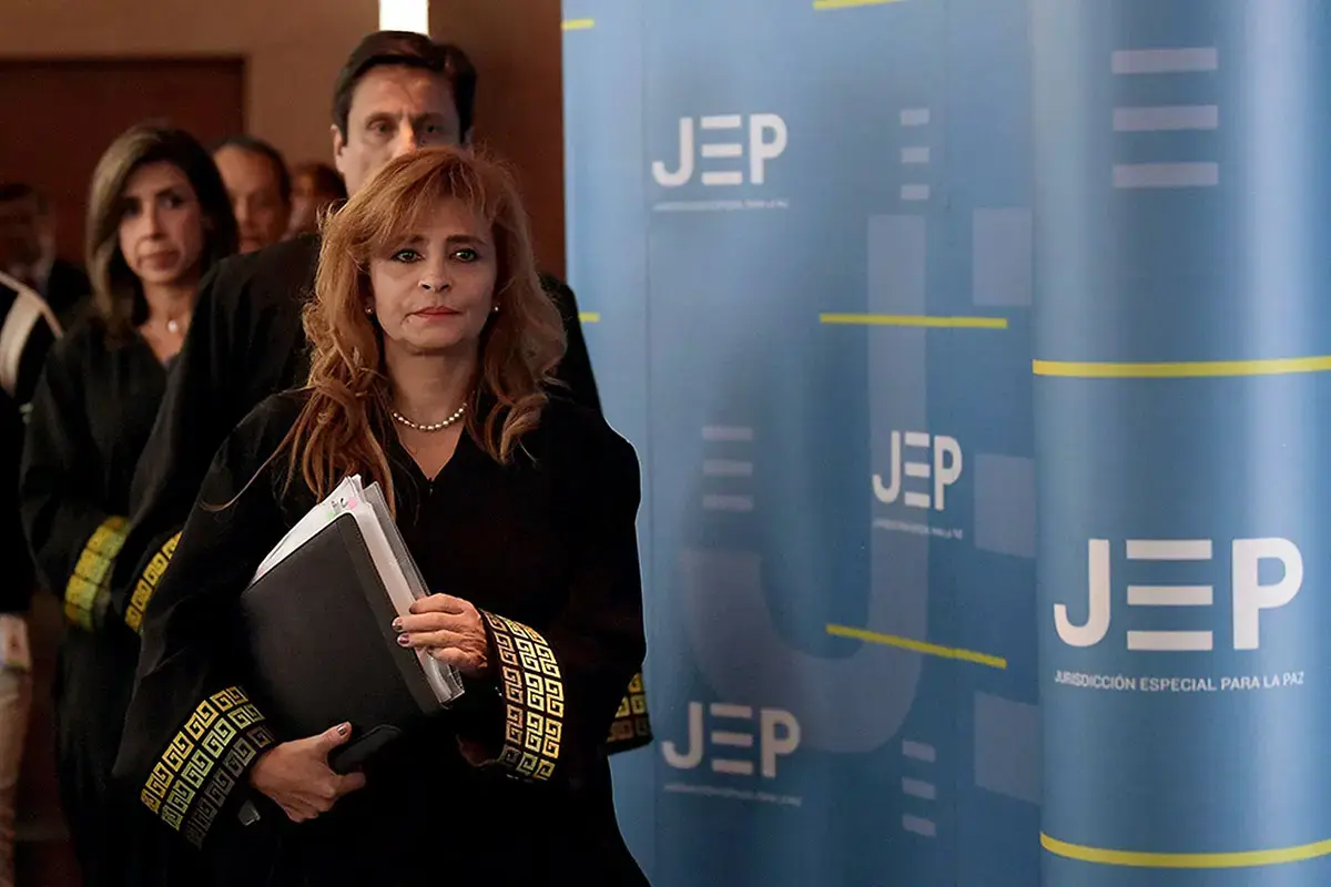 Justices from the Special Jurisdiction for Peace (Jurisdicción Especial para la Paz, JEP) are responsible for trying cases of human rights violations.   Photo: JEP Colombia