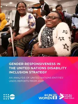 Gender-responsiveness in the United Nations Disability Inclusion Strategy: An analysis of United Nations entities’ UNDIS reports from 2023
