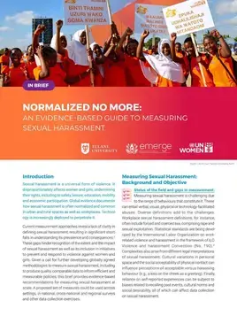Normalized no more: An evidenced-based guide to measuring sexual harassment