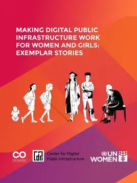 Making digital public infrastructure work for women and girls: Exemplar stories - cover