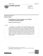 Intensification de l’action mondiale visant à éliminer les mutilations génitales féminines : Rapport du Secrétaire général (2024)