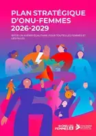 Plan stratégique d’ONU Femmes 2026–2029 – brochure