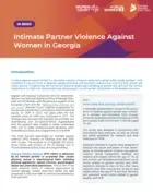 Intimate partner violence against women in Georgia cover image