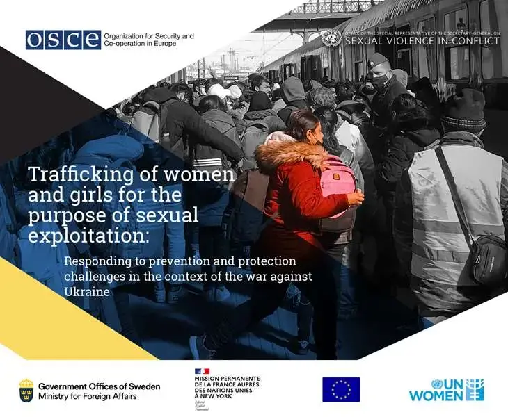Trafficking of women and girls for the purpose of sexual exploitation: Responding to prevention and protection challenges in the context of the Ukraine conflict
