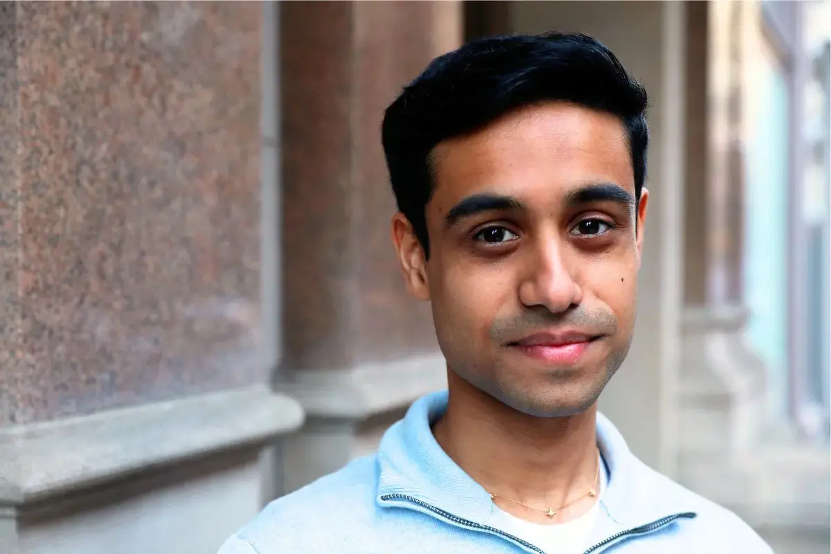 Ishan Shah, 21, UN Women national youth gender advocate on the B+30 youth committee, at the CSW69 Youth Forum in New York, March, 2025. Photo: UN Women/Ryan Brown