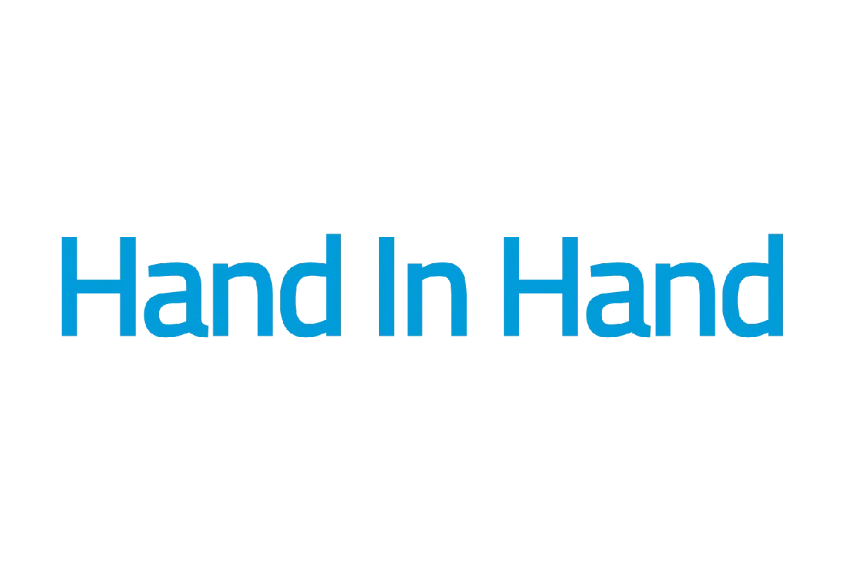 Hand in hand logo