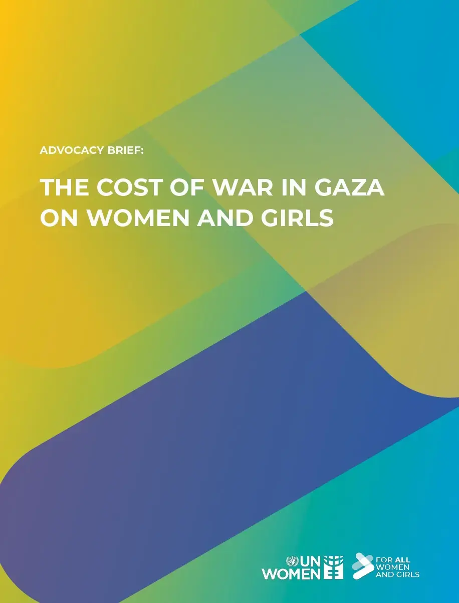 Advocacy brief: The cost of war in Gaza on women and girls - cover image