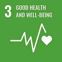 SDG 3 icon for good health and well-being.
